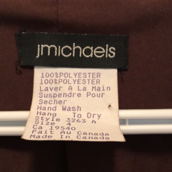 🧵 Brown Ruffle Blazer - Picture 5 of 5